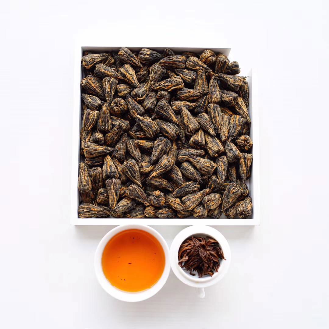 Yunnan red tea pagoda, gift tea, black tea ball, Dianhong black tea