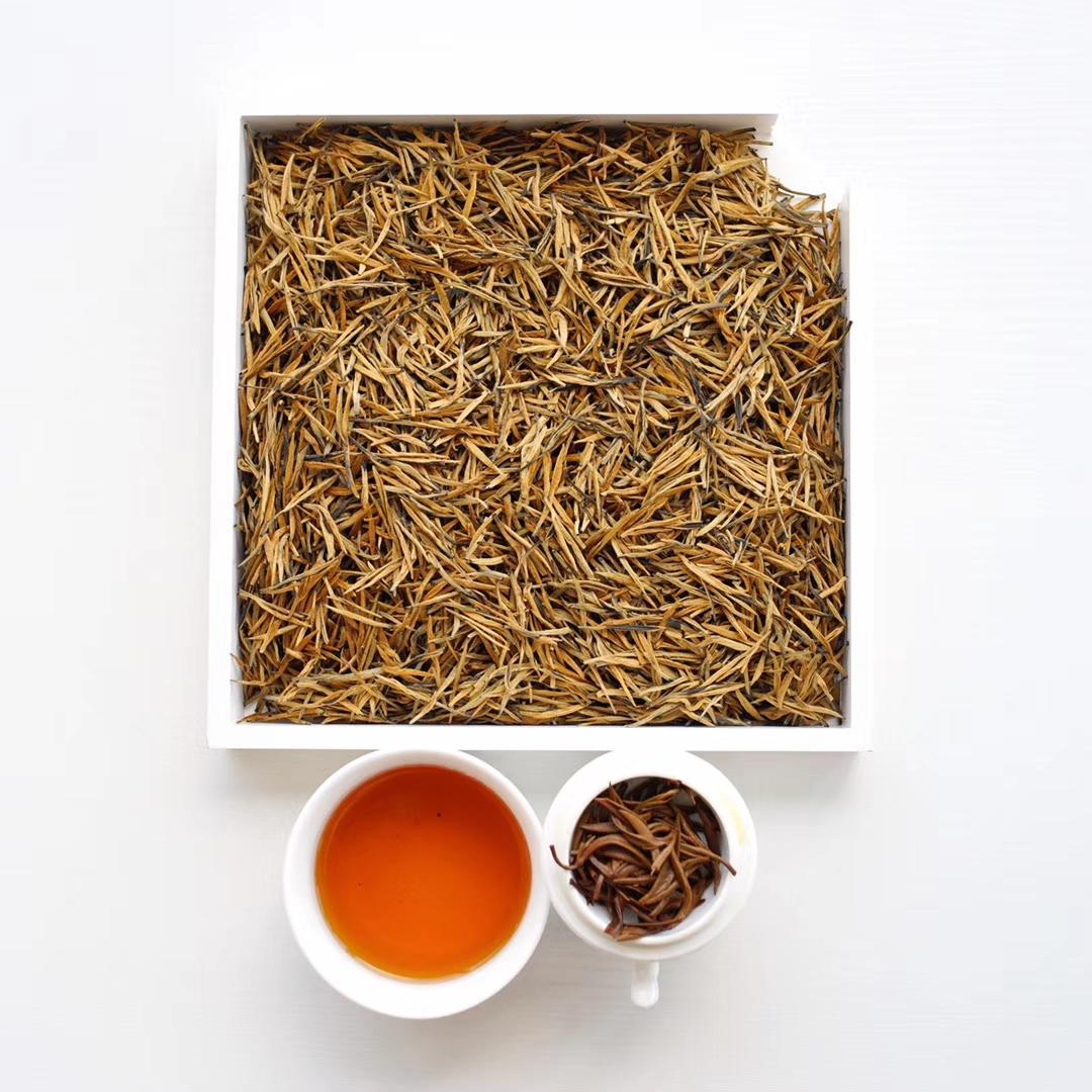 Dianhong black tea, Gold Needle，Honey Fragrance Gold Needle