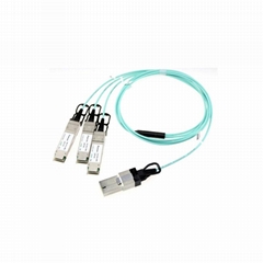 120G CXP to 3x 40G QSFP Breakout Active Optical Cable