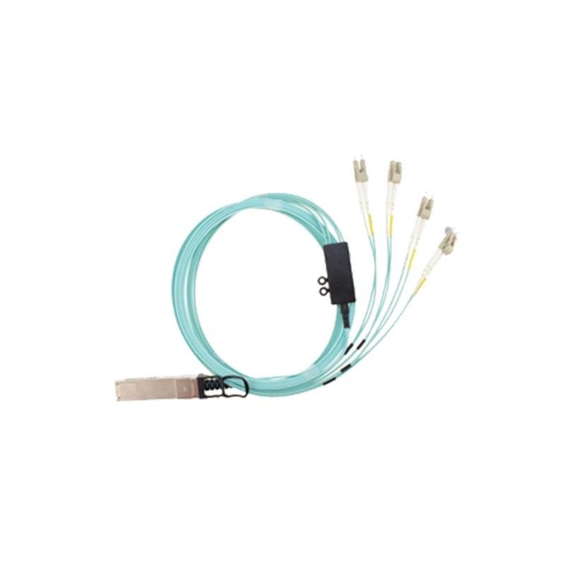 40G QSFP+ to 8x LC connector Breakout Active Optical Cable