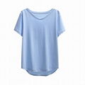 Women's 100% cotton knit T-shirt