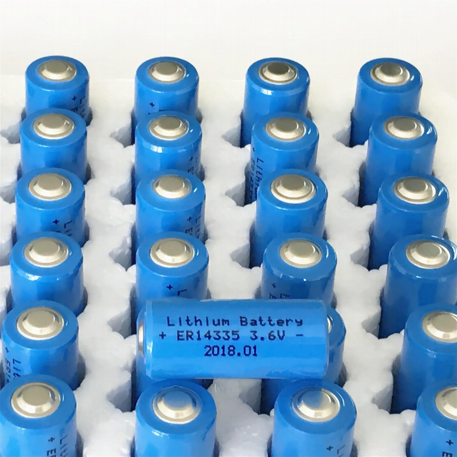 ER14335锂亚电池3.6V硫化氢检测仪报警器烟感器2/3AA 4