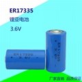 ER17335鋰亞電池 3.6V 計量表流量計報警器電池 1