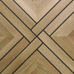 DMF0029 Carbonized OAK Natural OAK Parquet Panels