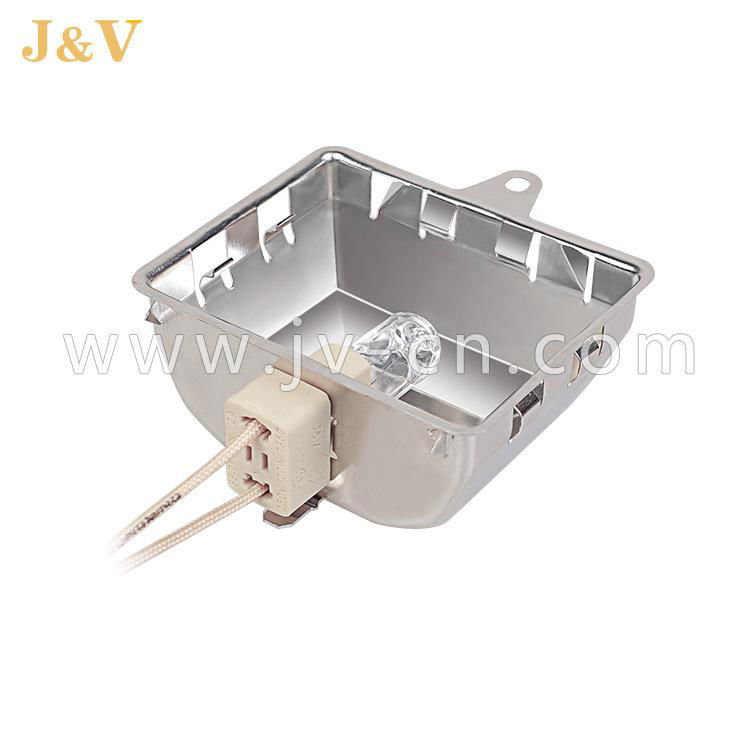 J&V 25W Large Square Oven Light/High Temperature Light/Microwave Light 220V 3