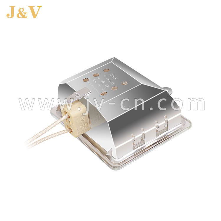 J&V 25W Large Square Oven Light/High Temperature Light/Microwave Light 220V 4