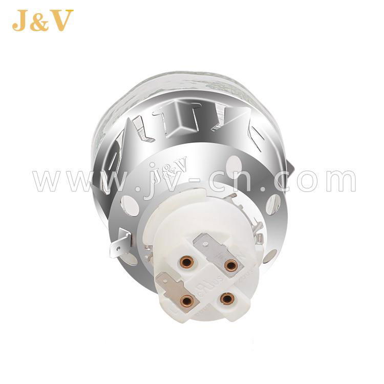 J&V 40W High Temperature Oven Light Round Oven Light/High Temperature Light