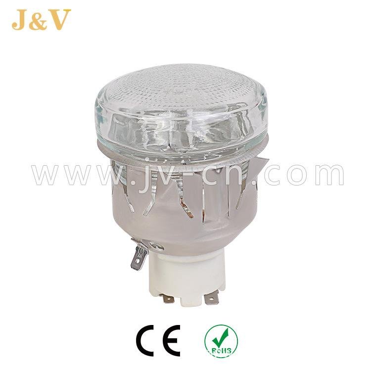 J&V 40W High Temperature Oven Light Round Oven Light/High Temperature Light 3