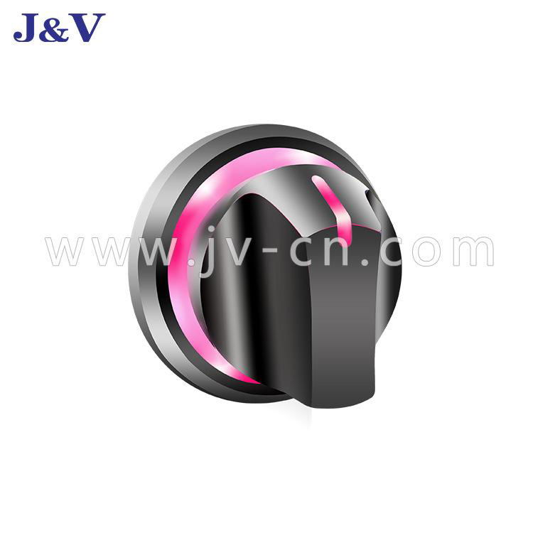 J&V Grill Oven Color Changing and Glowing BBQ Pink Blue Knob Light