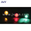 J&V LED Metal Indicator Light 14mm Waterproof Signal Red Source Working Light 3