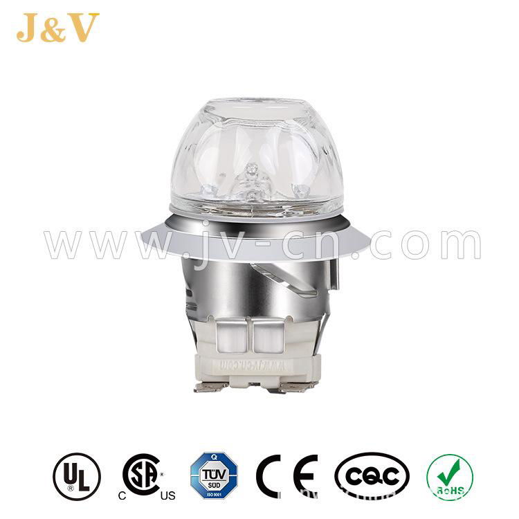 J&V High Temperature Resistant Steam Light Small Round Lamp 25W With Waterproof