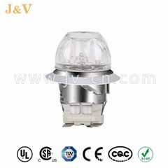 J&V High Temperature Resistant Steam Light Small Round Lamp 25W With Waterproof