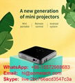 S80 DLP mini projector support 1080p  Android 7.1 OS wireless for cell phone mob 1