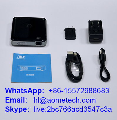 S80 DLP mini projector support 1080p  Android 7.1 OS wireless for cell phone mob 5