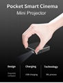 The cheap LED mini projector 1080p home theater DLP pico proyector beamer