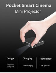 The cheap LED mini projector 1080p home theater DLP pico proyector beamer
