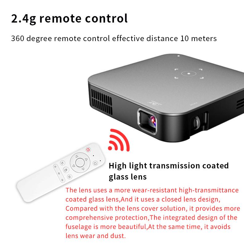 S200 portable projector Android 7.1 OS wifi wireless for phone DLP  LED proyecto 4