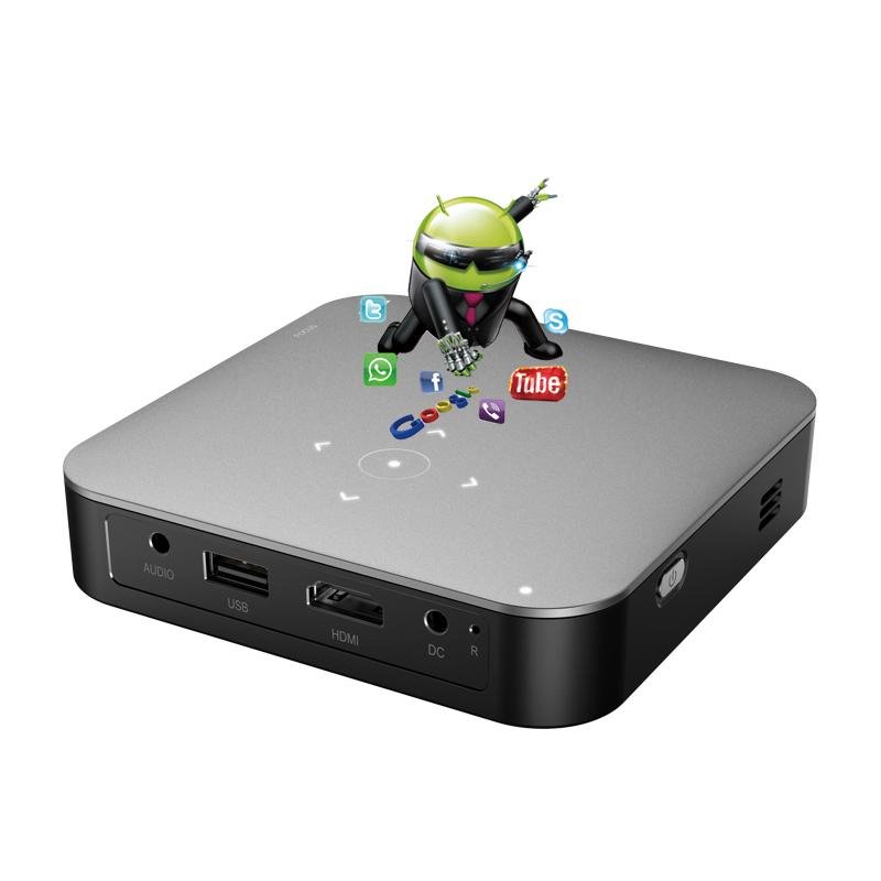 S200 DLP mini portable projector Android 9.0 OS with wifi 2.4G&5G  3