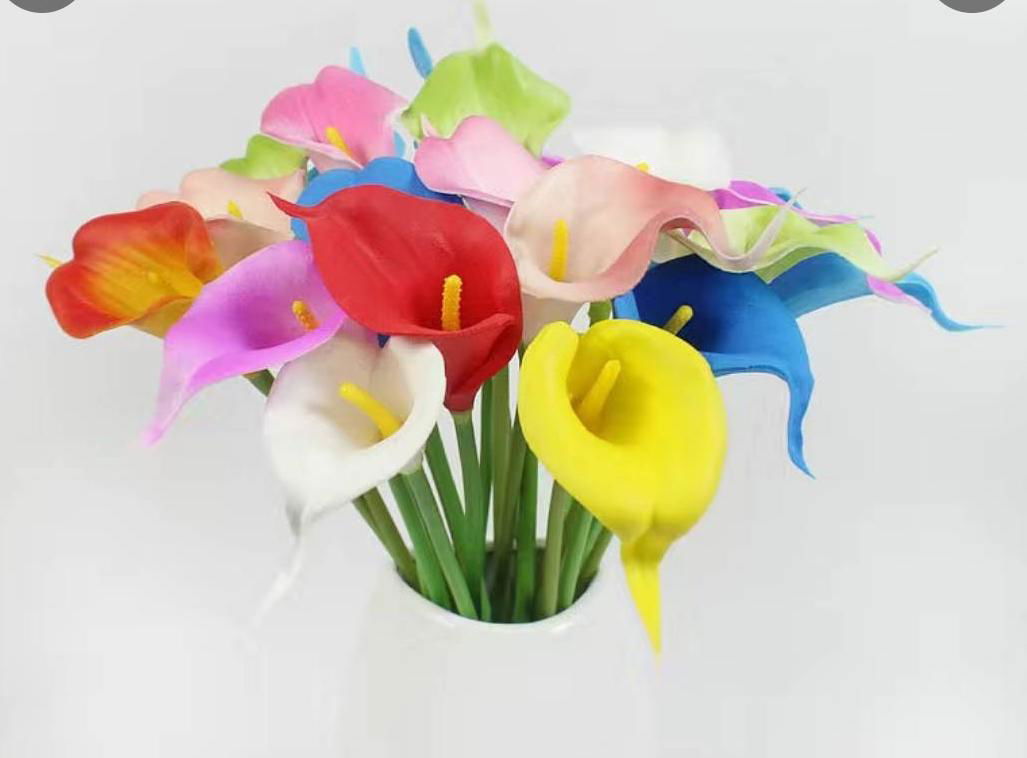 Plastic Flowers Artificial Plastic Flowers Artificial Calla Flowers  5