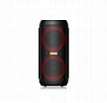 New hot Dual 8 Inch led colorful light Speaker with bluetooths