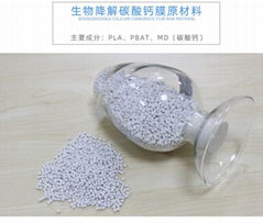 泽旭全生物降解改性吹膜料颗粒PBAT+PLA+碳酸钙/滑石粉
