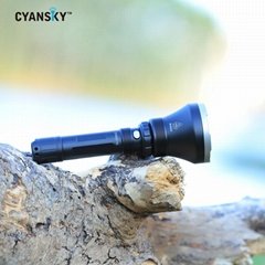 CYANSKY H5 Multi-Color Hunting Flashlight (1300 Lumens / 600M)