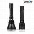 CYANSKY H5 Multi-Color Hunting Flashlight (1300 Lumens / 600M) 4