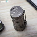 Cyansky M3 Titanium EDC Keychain Flashlight (700 Lumens / 73M) 4