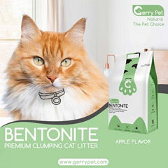 Gerry Pet Bentonite Cat litter Apple scent