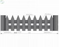 EH DECKING Composite Wood Picket Fence EHPF80 1