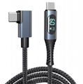 USB 4 Cable with LED Display,Supports 8K