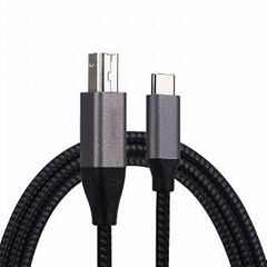 Printer USB-C to USB-B Cable - M/M - 2 m (6 ft.) - USB 2.0