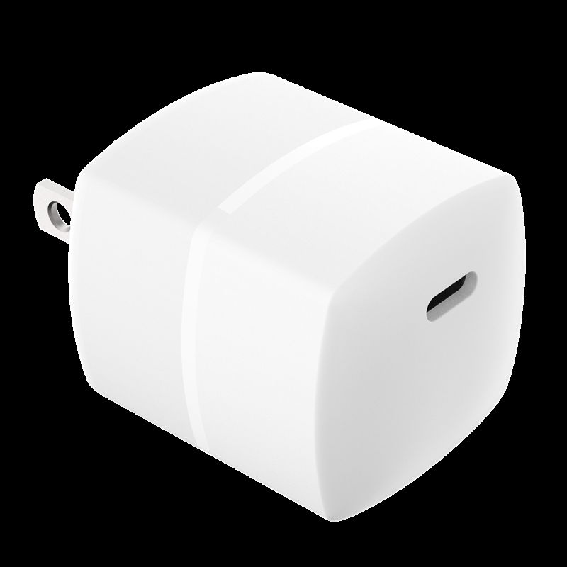 EU US Plug CE 30W One-Port GaN USB-C Wall Charger with PD for Tablets & Phones  4