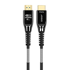 Armored HDMI 2.1 AOC, Type A to Type A Hybrid HDMI 8K Active Optical Cable