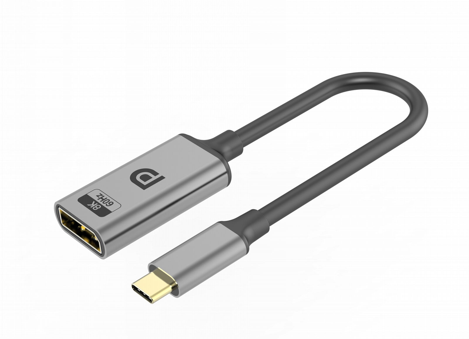 CYPD2119 USB C to DisplayPort Adapter 8K30Hz, Thunderbolt 3/4 Type C Male to Dis