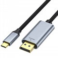 USB-C to DisplayPort Cable in Black - 1.8m/6ft 1