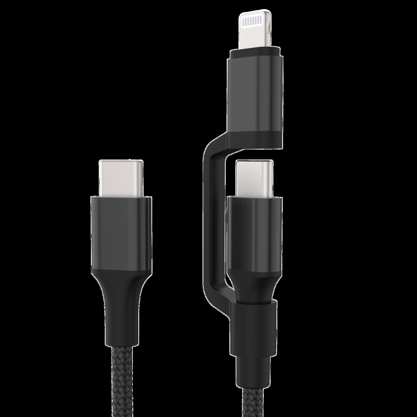 MFi certified 2 in 1 USB C to C/Lightning Universal Charging Cable for iPhone iP 2