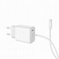 30W PD wall charger with fixed 1.5 meter lightning cable 2