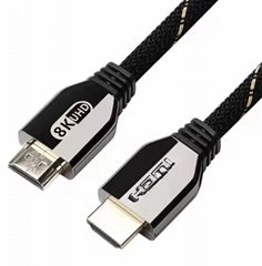 HDMI cable 4k 60hz 18Gbps, OD6.0mm, zinc alloy, nylon braided