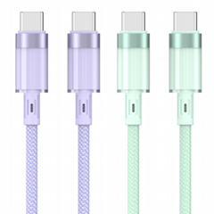 USB-C Ultra Fast Charge/Data Mobile Phone Charging Cable Braided 1m