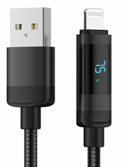 lightning cable with display led screen