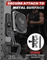 Magnetic Phone Holder for Gym - Aluminum Alloy Base Attach to Metal Surfaces, Gy
