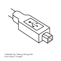 USB-C to USB-B Cable - (USB 3.2 Gen 1