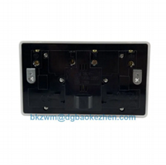 13A Double RCD unswitched socket 30mA &10mA