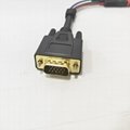 VGA HD15 to Component RCA Breakout Cable Adapter Male to Female Computer Video C 2