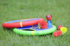 Trampoline Paddle Ball Game Set-Springy Ball Set