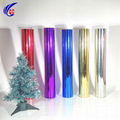 Silver Plastic PVC Metallized Glitter Film Sheets Roll