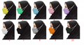 成人KF94 hijab交叉点耳头戴鱼形KN95防护口罩 3