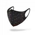 2021 hot selling bling Fashion personality with diamond protection Face mask 5