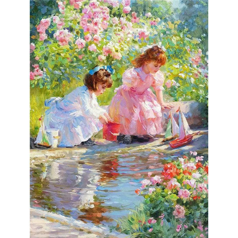 Best-selling customized made diy digital oil painting by numbers without frame 2